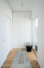 Load image into Gallery viewer, Lunja Border Teal Blue Rug
