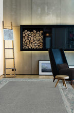 Load image into Gallery viewer, Lunja Border Teal Blue Rug
