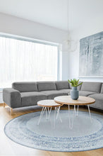 Load image into Gallery viewer, Maral Border Blue Rug
