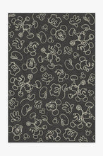 Load image into Gallery viewer, Mickey Doodles Onyx Rug
