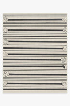 Load image into Gallery viewer, Mickey Stripes Black Rug

