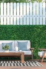 Load image into Gallery viewer, Outdoor Offset Stripe Black Rug
